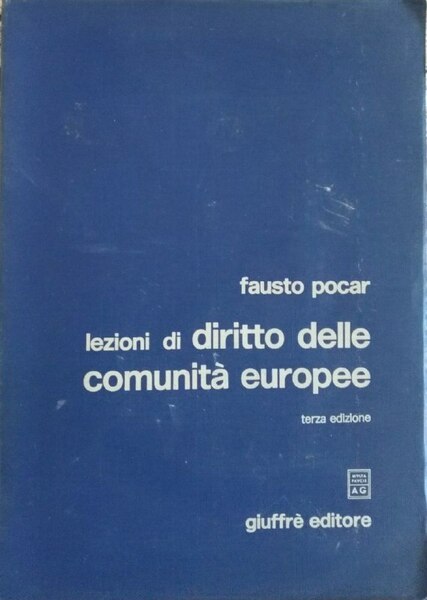 Lezioni di diritto delle comunità europee