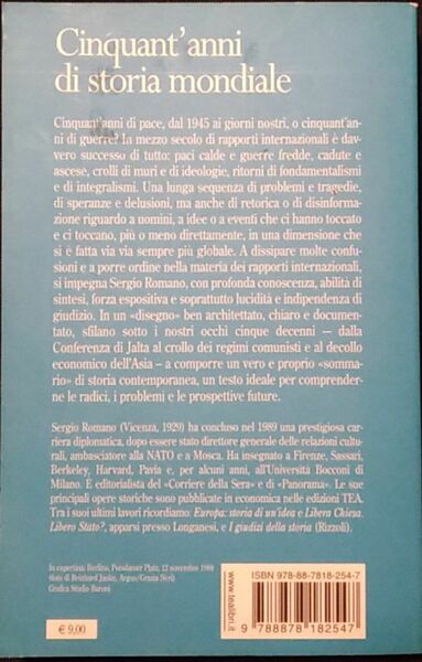 Cinquant'anni di storia mondiale. La pace e le guerre da …