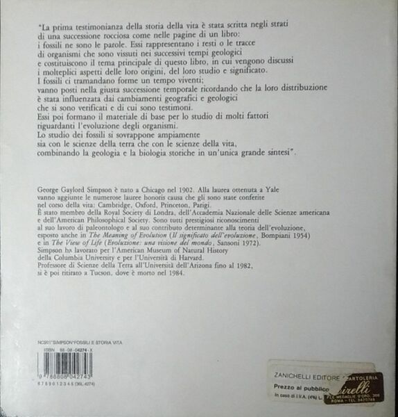 I fossili e la storia della vita