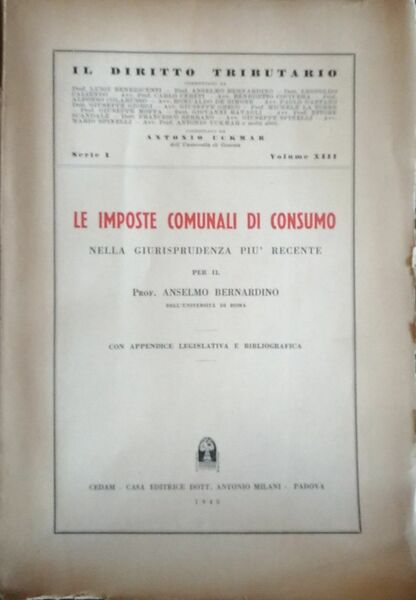 Le imposte comunali di consumo nella giurisprudenza più recente