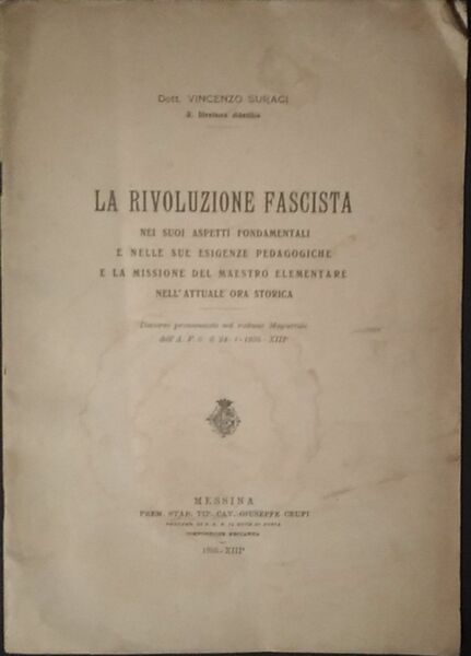 La rivoluzione fascista