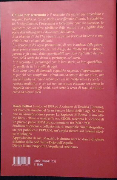 Chiuso per terremoto. L'Aquila, 6 aprile 2009 - ore 3:32 …