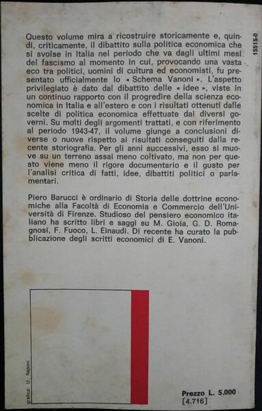 Ricostruzione, pianificazione, Mezzogiorno. La politica economica in Italia dal 1943 …