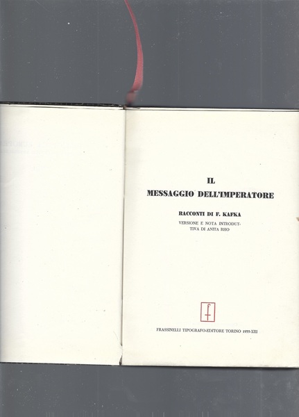 Il messaggio dell'imperatore