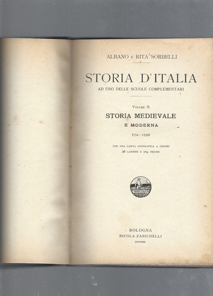 Storia d'Italia vol.II