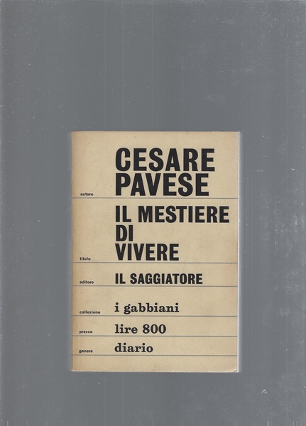 Il mestiere di vivere