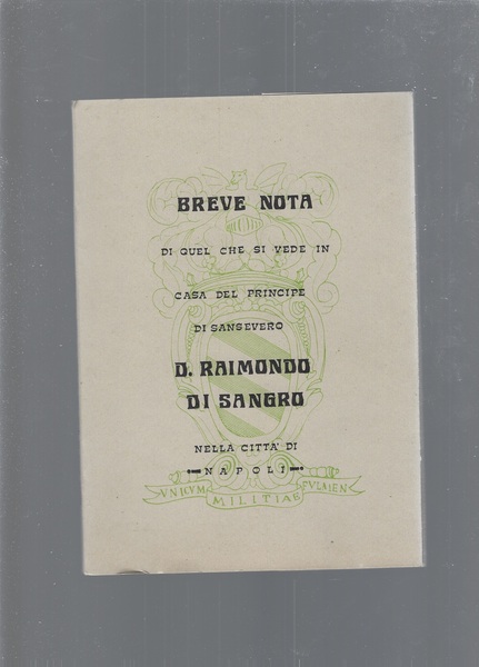 BREVE NOTA DI QUEL CHE SI VEDE IN CASA DEL …