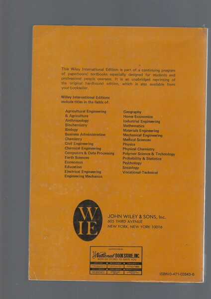 Water and Wastewater Technology: SI version