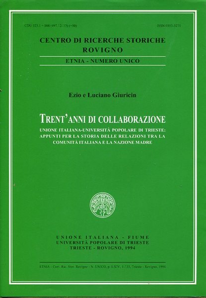 Trent'anni di collaborazione