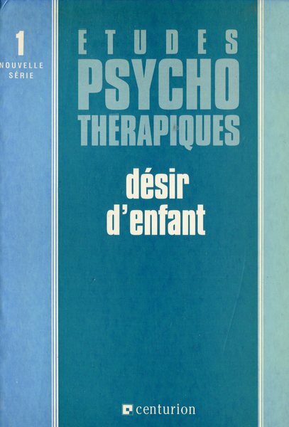 Études psychothérapiques n.1 Désier d'enfant Nuova serie