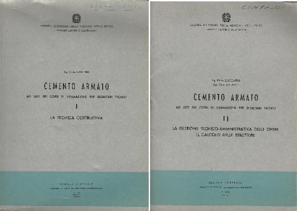 CEMENTO ARMATO. Vol. I-II.
