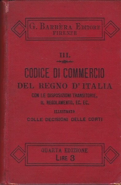 Codice di commercio del Regno d'Italia