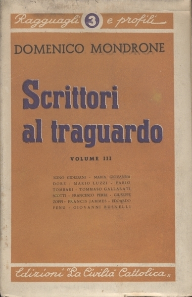 SCRITTORI AL TRAGUARDO - Volume III
