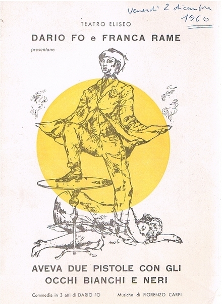 AVEVA DUE PISTOLE CON GLI OCCHI BIANCHI E NERI