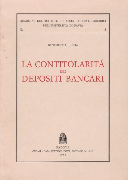 La contitolarità dei depositi bancari