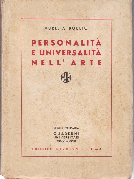 Personalità e universalità nell'arte