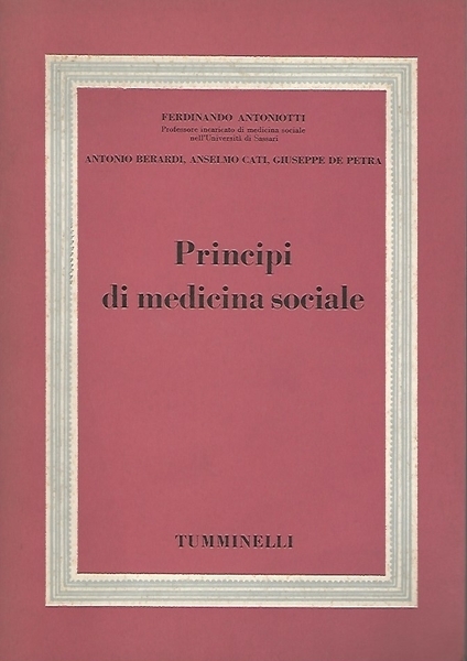 PRINCIPI DI MEDICINA SOCIALE