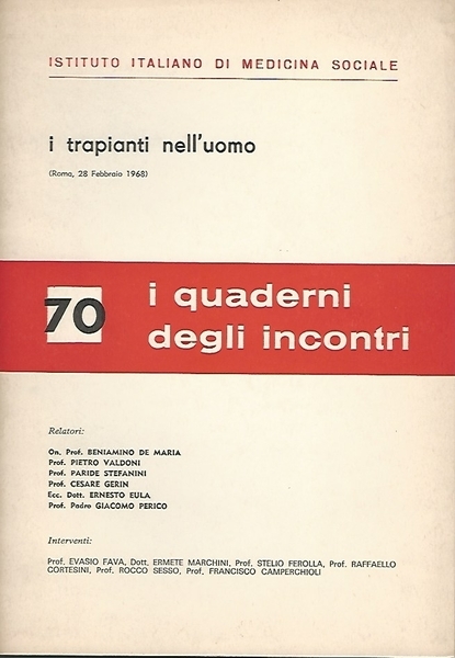 I TRAPIANTI NELL'UOMO