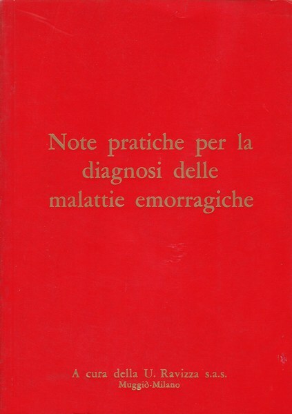 Note pratiche per la diagnosi delle malattie emorragiche