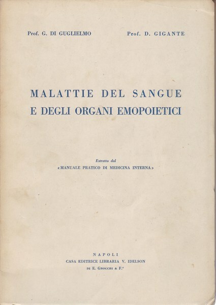 Malattie del sangue e degli organi emopoietici