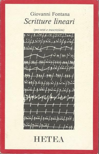SCRITTURE LINEARI (pre-testi e trascrizioni)