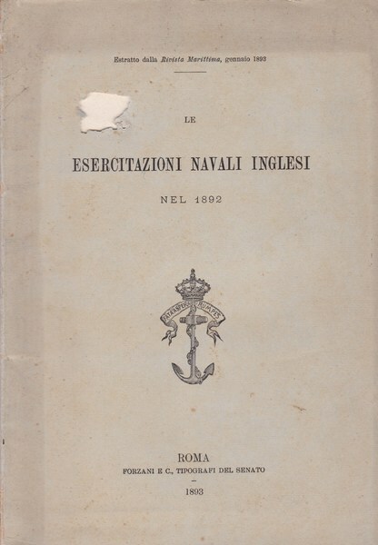 Le esercitazioni navali inglesi nel 1892