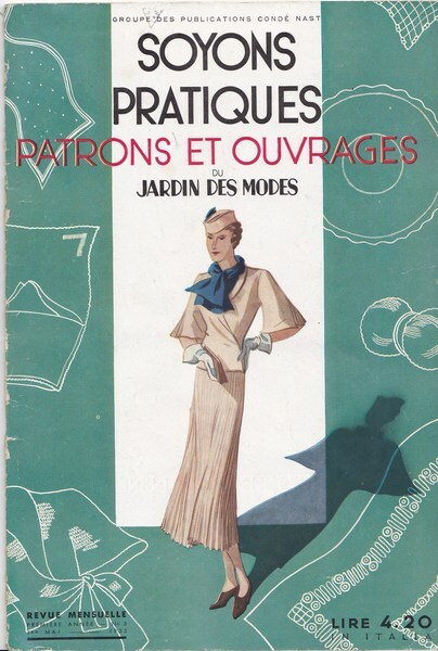 Soyons pratiques. Patrons et ouvrages du Jardin des Modes. Maggio …