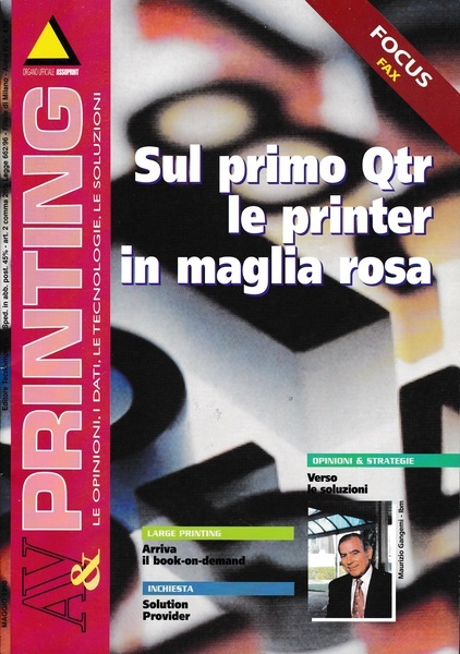 AV &amp; PRINTING: sul primo Qtr le printer in maglia …