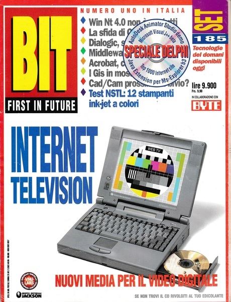 BIT FIRST IN FUTURE: internet television. Rivista. n. 185 Settembre …