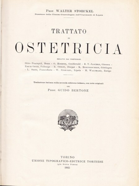 Trattato di ostetricia
