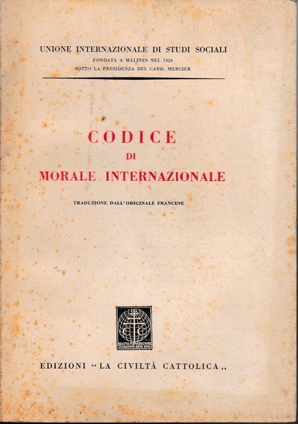 Codice di morale internazionale
