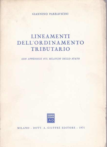 Lineamenti dell'ordinamento tributario