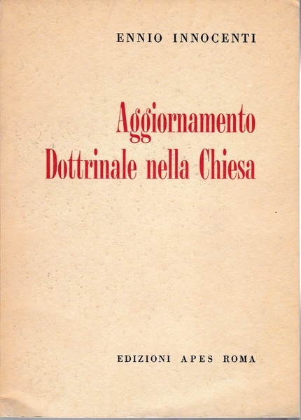 Aggiornamento Dottrinale nella Chiesa