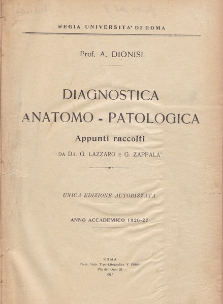 Diagnostica anatomo-patologica