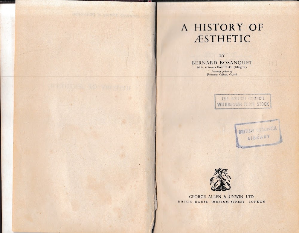 A history of aesthetic