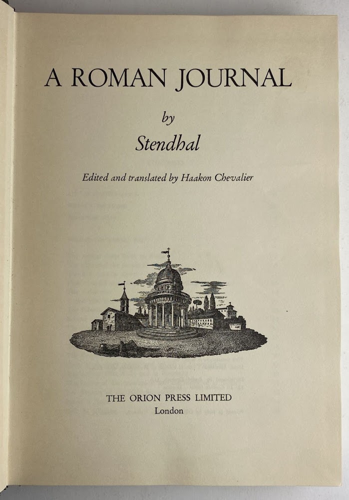A Roman Journal by Stendhal