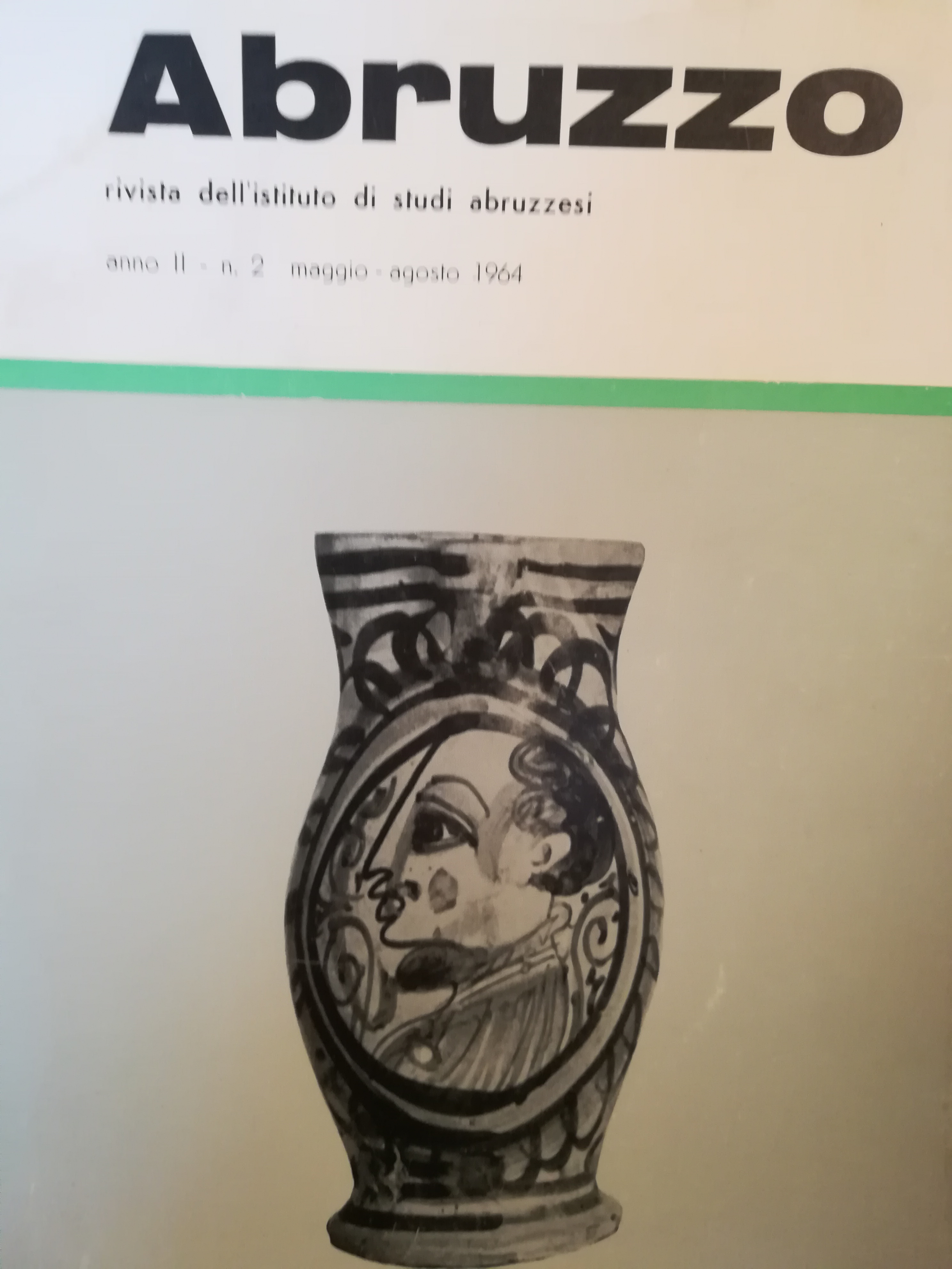 Abruzzo. Rivista dell'Istituto di Studi Abruzzesi. N.2. Maggio-agosto 1964.