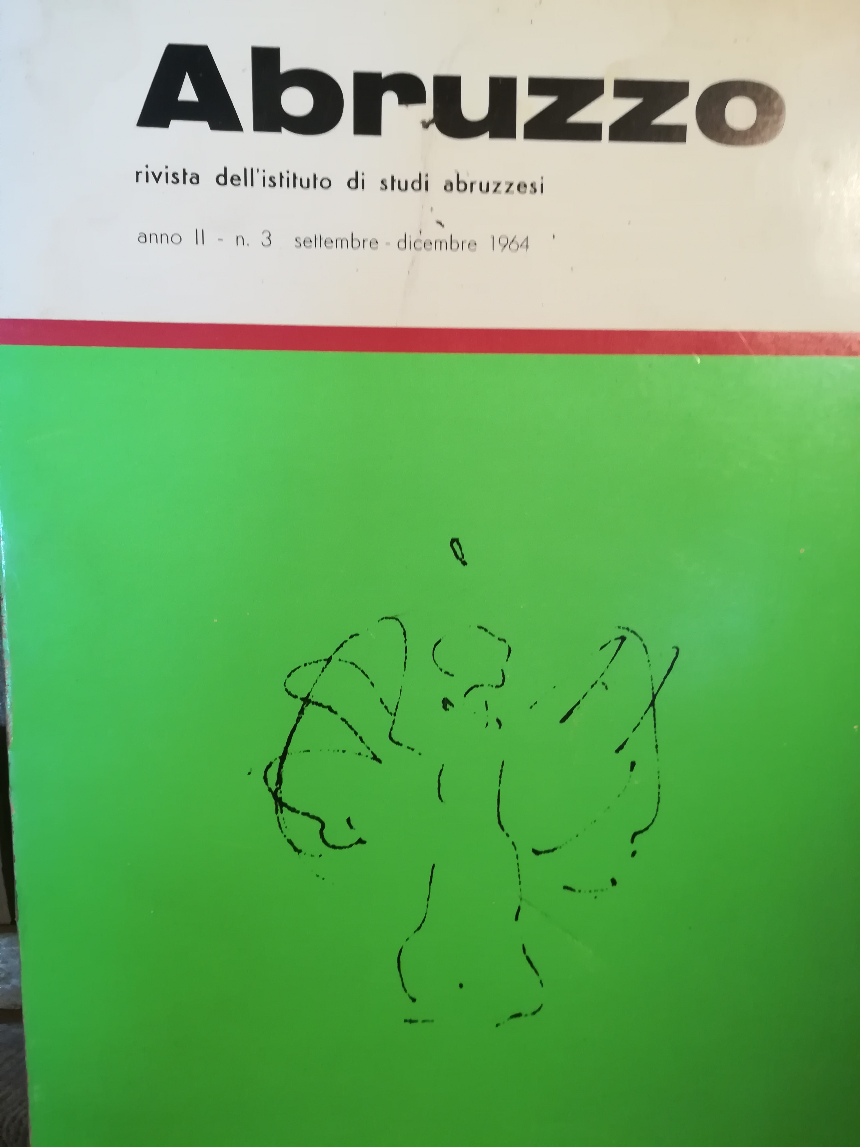 Abruzzo. Rivista dell'Istituto di Studi Abruzzesi. N.3. Settembre-dicembre 1964.