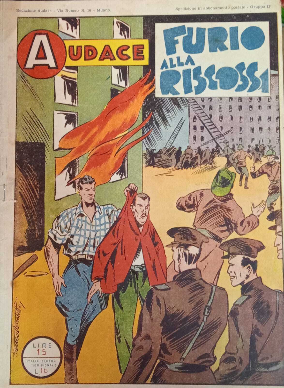 Albo Audace, originale n. 14. Furio alla riscossa.