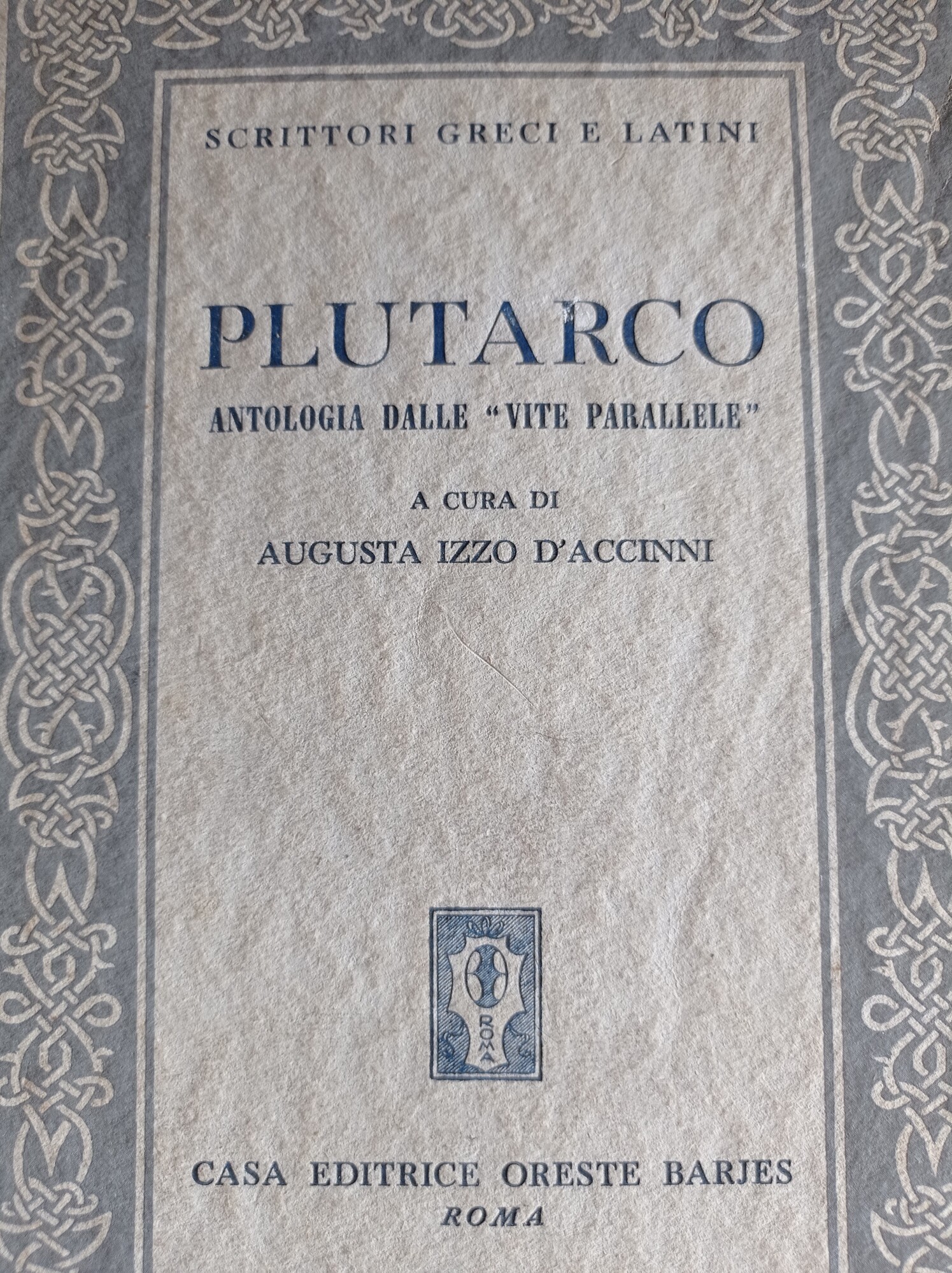 Antologia dalle "vite parallele"