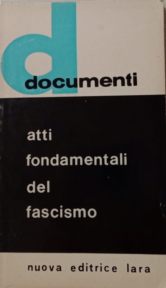 Atti fondamentali del fascismo