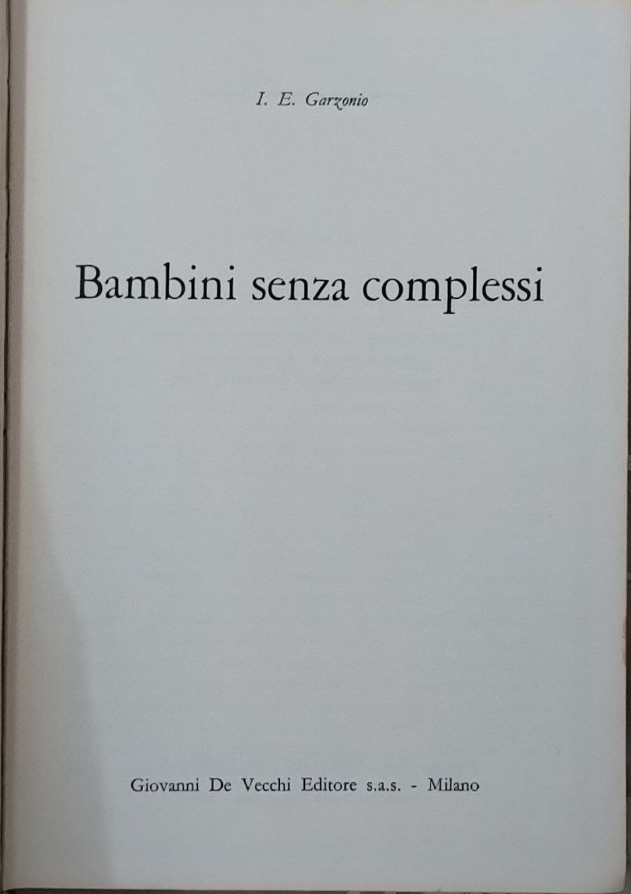 Bambini senza complessi