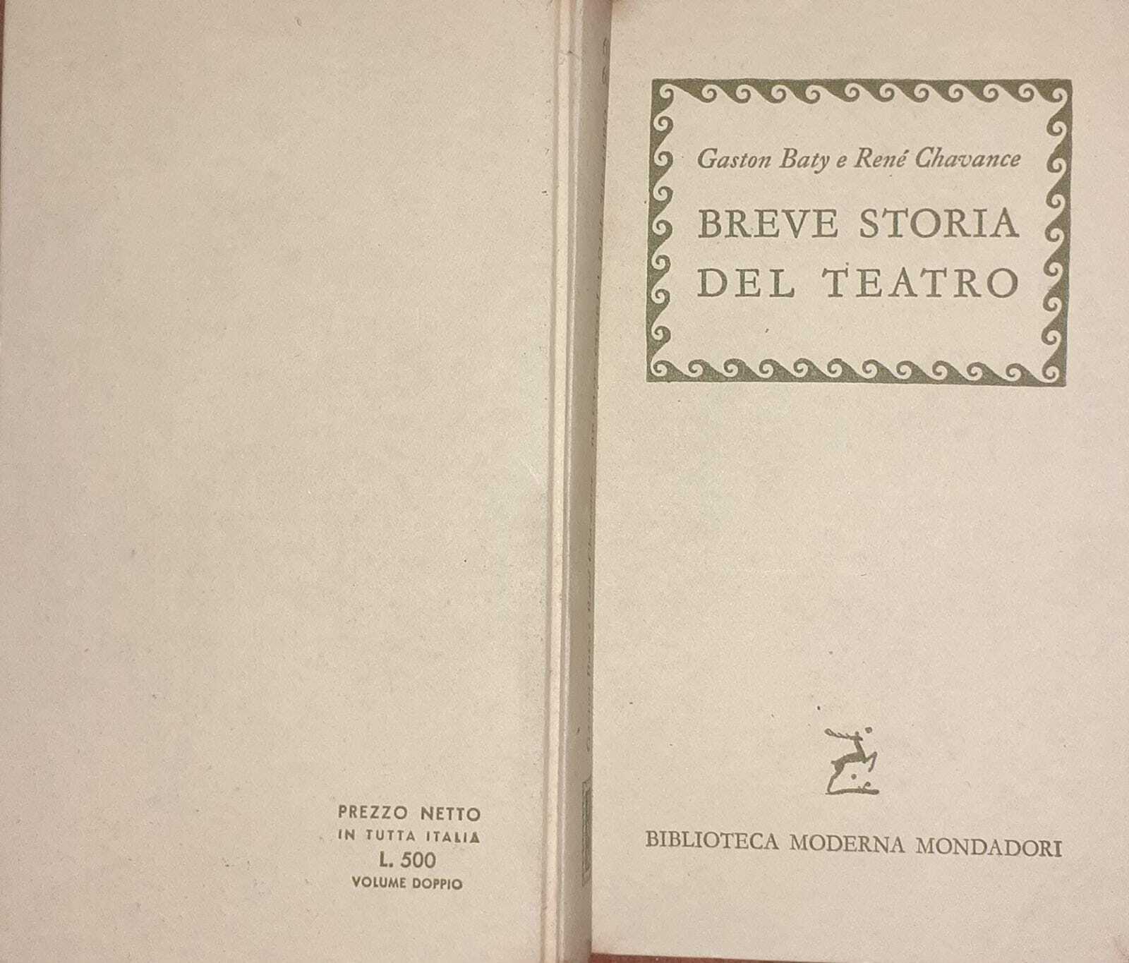 Breve storia del teatro