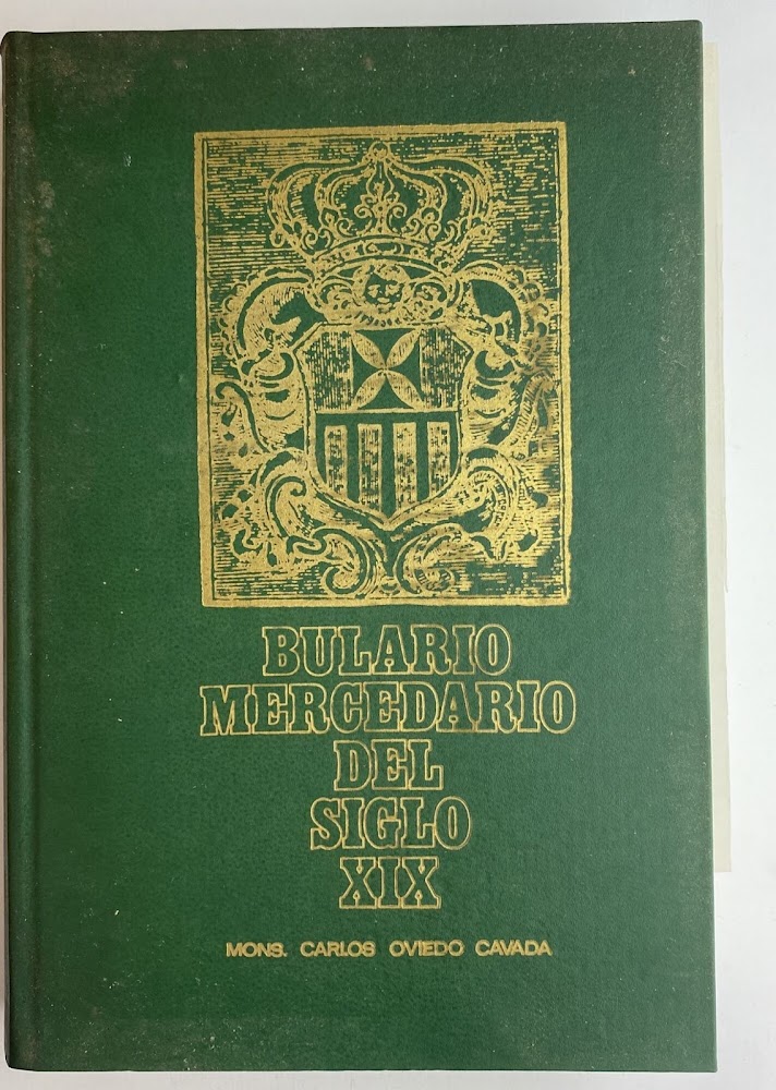 Bulario Mercedario del siglo XIX