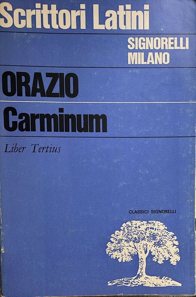 Carminum. Liber Tertius
