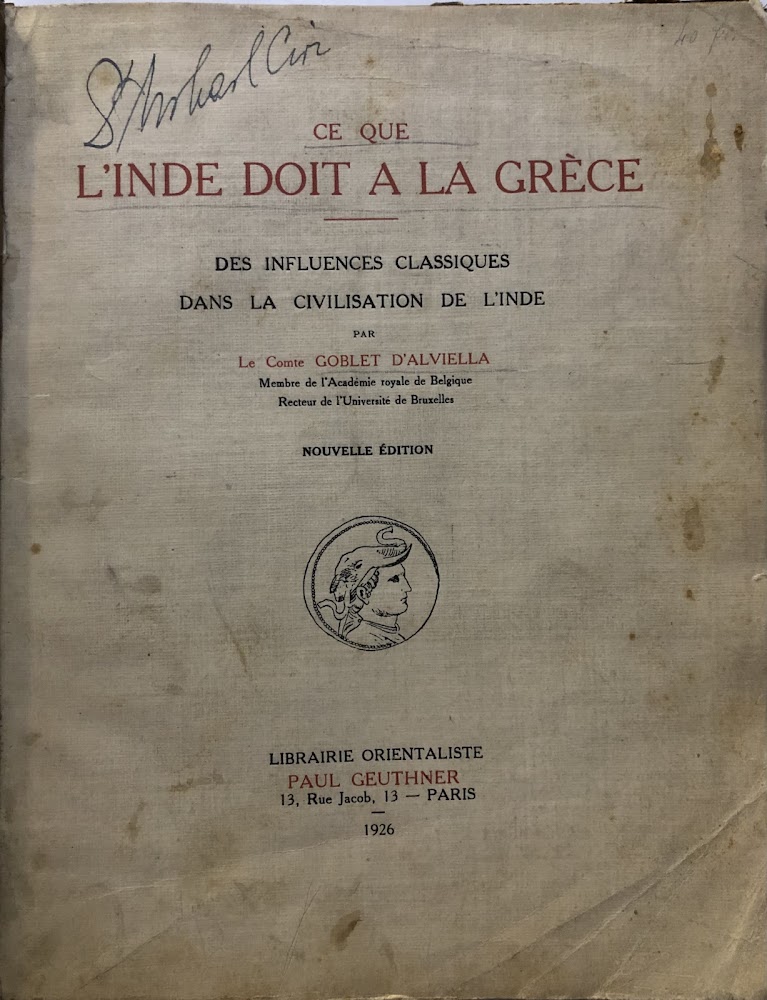 Ce que l'Inde doit à la Grèce. Des influences classiques …
