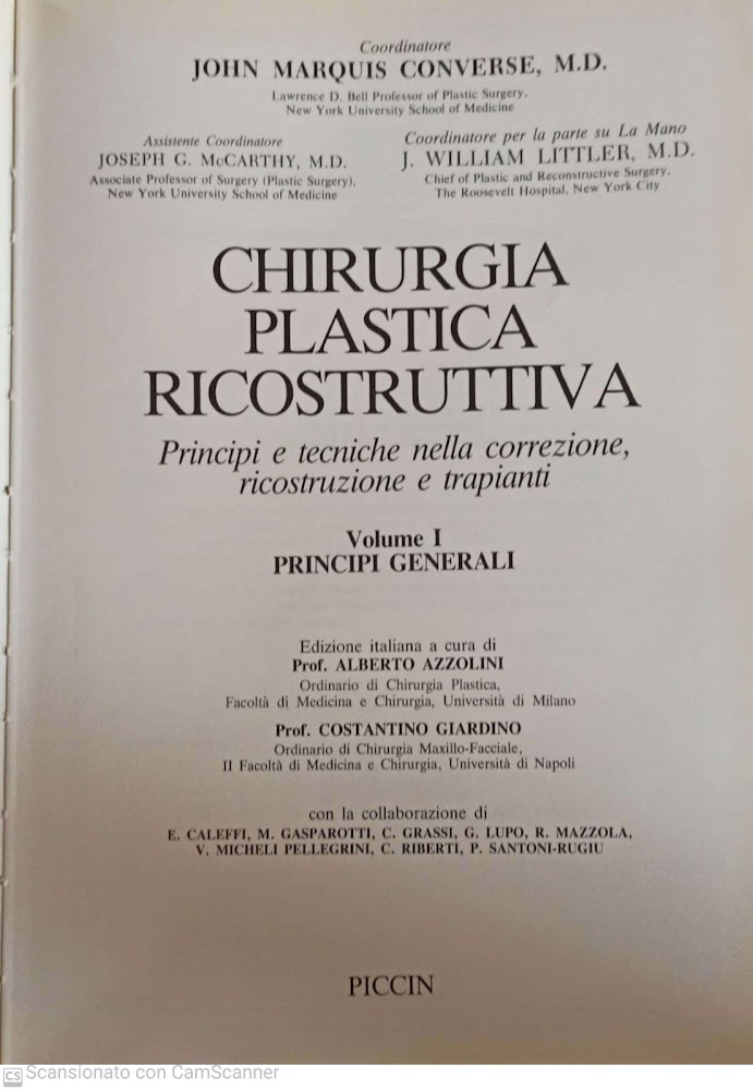 Chirurgia plastica ricostruttiva Principi e tecniche nella correzione ricostruzione e …