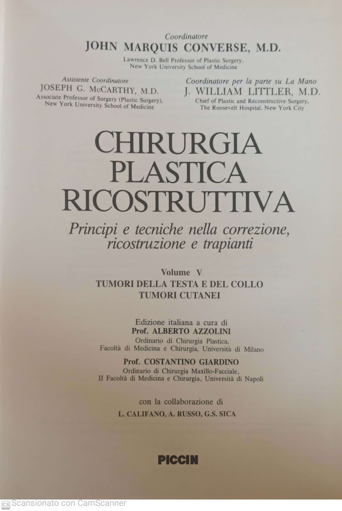Chirurgia plastica ricostruttiva Principi e tecniche nella correzione ricostruzione e …