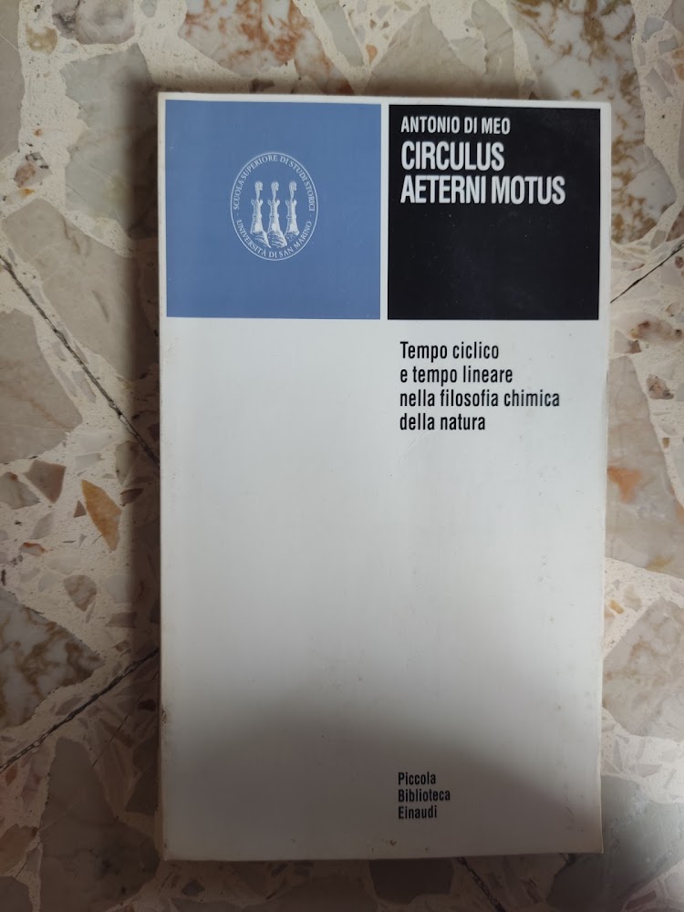 Circulus aeterni motus. Tempo ciclico e tempo lineare nella filosofia …