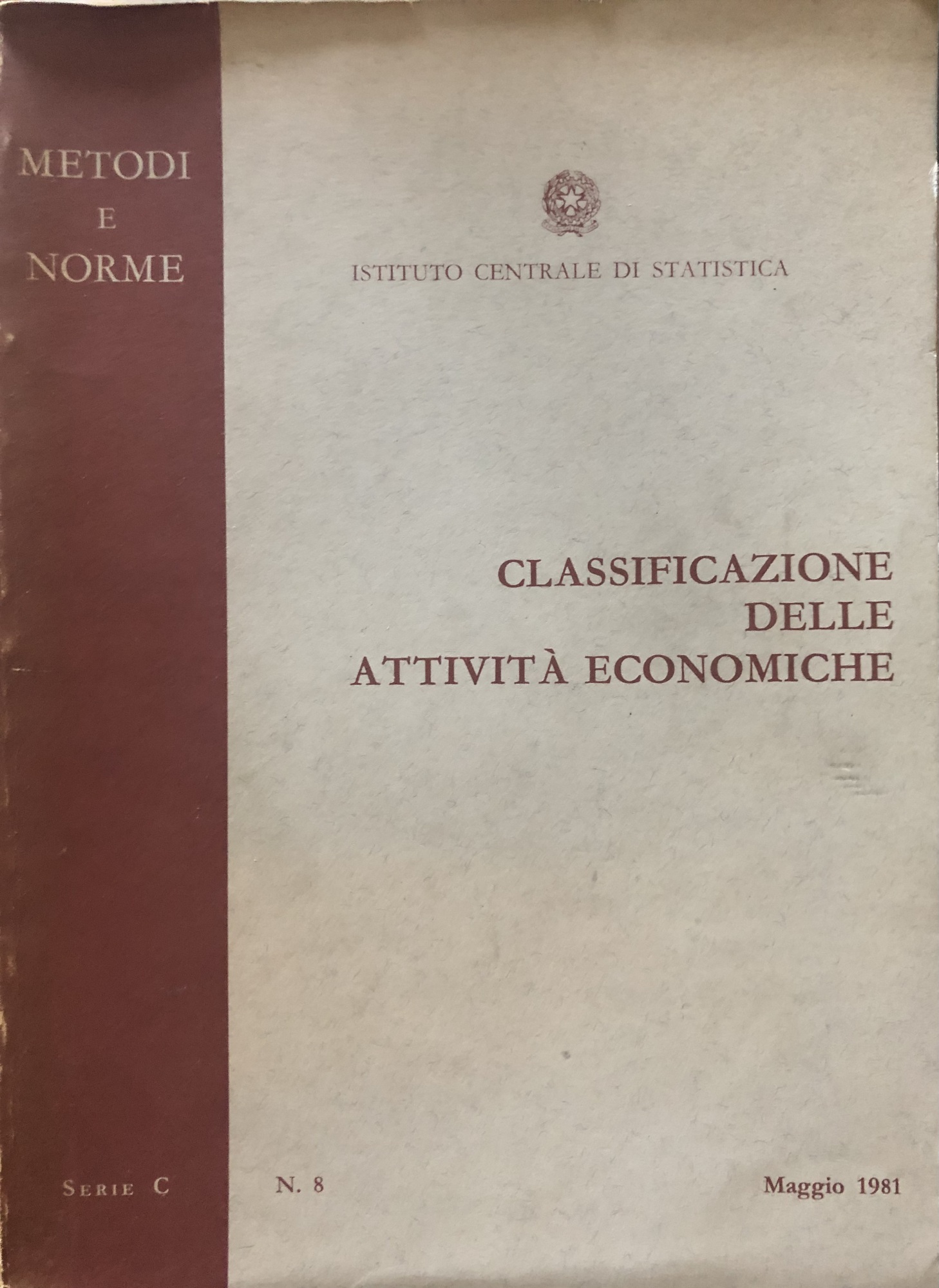 Classificazione delle attività economiche.